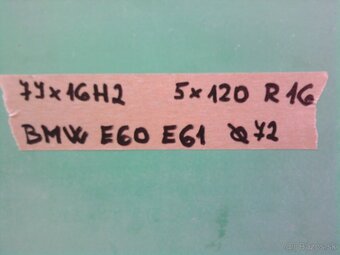 Predam elektrony 5x120 r16 BMW e60-e61 original - 6