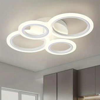 Stropné LED svietidlo - čierna, biela, zlatá 35W - 6
