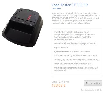 5x overovač bankoviek - 6