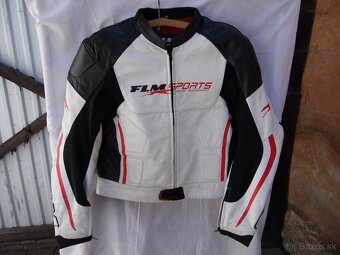 Kožená moto bunda FLM - 6