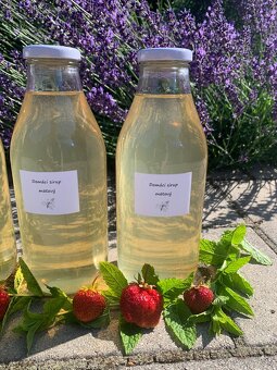 Domáci mätový a jahodový sirup - 6