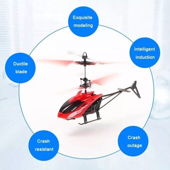 Helikoptéra na diaľkové ovládanie a disco guľa - 6