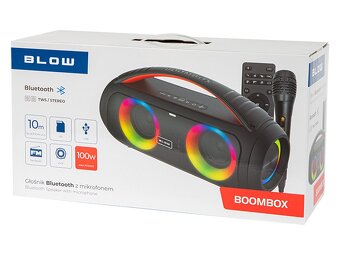 Aktívny reproduktor s BT, USB, BLOW BOOMBOX + mikrofón - 6