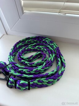 Fialovo- mentolové oťaže - 6