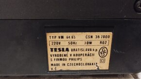 Predám video TESLA VM 64 65 - 6