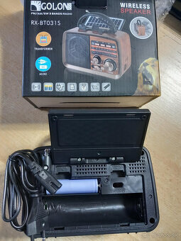 Male Radio Solar Bluetooth MP3 FM AM USB CA - 6