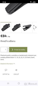 plastové púzdro na pištol GLOCK 22,17... - 6