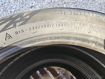 Nové zimné pneumatiky Nokian 235/50 R17 100V - 6