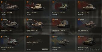 Účet World of Tanks - 6