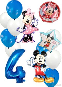 Nové balóny Minnie + Mickey mouse- sada AŽ 15/16/17 kusov - 6