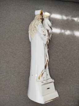Porcelánová soška Panna Mária s Ježiškom - 6