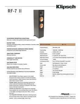 Klipsch RF-7 II - 6