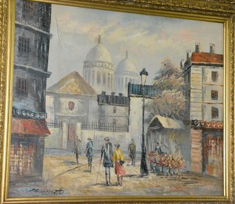 Obraz - Imprese - Město - olej na plátně - 6