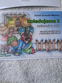 Vianočné spevníky  s vymaľovávankami - 6