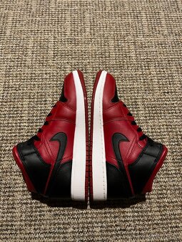 Nike Air Jordan 1 Mid "Reversed Bred GS", velikost 38,5 - 6