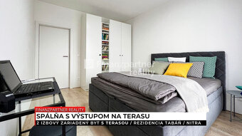 Prenájom - zariadený 2 izbový byt, Rezidencia Tabáň, Nitra - 6