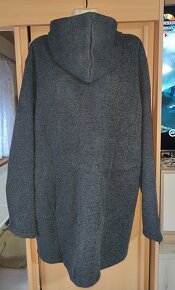mäkkučký teplý pánsky kabát s kapucňou XL - 6
