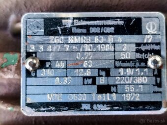 Elekromotor s prevodovkou - 6