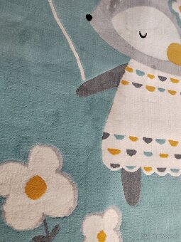 Detský koberec - tyrkysový 120x170 - NOVÝ - 6