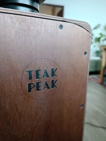 Skrinka na vinyly a gramofón TEAK PEAK (česká výroba) - 6