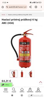 Hasiaci prístroj ABC 6kg - 6