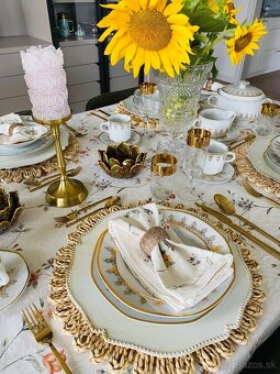 Luxusná Československá obedová a kávová súprava nová - 6