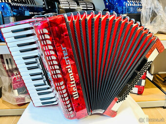 redám akordeón Weltmeister Caprice 80 basový - kvalitný neme - 6