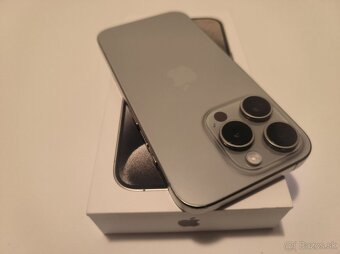 apple iphone 15 PRO 256gb Natural Titanium / Batéria 86% - 6