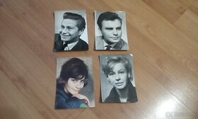 Retro pohľadnice, fotky hercov a spevákov - 6