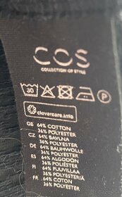 Tmavomodré šaty COS - 6