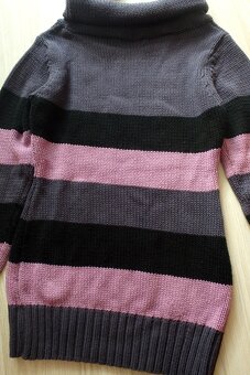 Rolákový pletený predĺžený pulóver zn. SAPS, v.S/M - 6