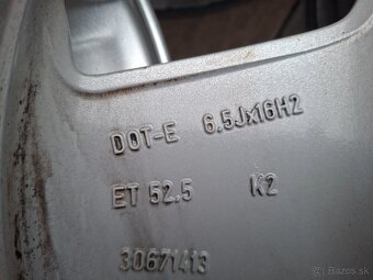 Orig. hliníkové disky Volvo R16, - 6