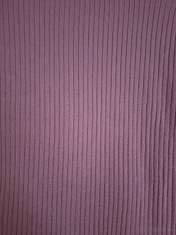 Fialové dlhé šaty, S - 6