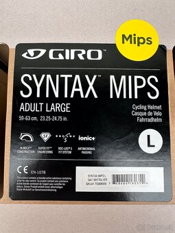 Giro SYNTAX MIPS strieborná L (cestná prilba) - 6