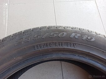letne pneu Pirelli 235/50 R19, 2 kusy, 7,5mm - 6