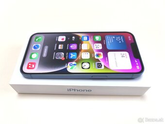 APPLE IPHONE 14 128GB BLUE TOP STAV,BATERKA 100% - 6