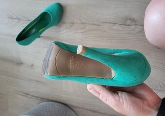 Tyrkysové lodičky veľkosť 37 - 6