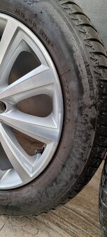 Predám originálne hliníkové disky VW r16 5x112 - 6