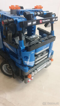 Skladačka- Nákladný voz s kontajnerom na chlp rovnake s lego - 6