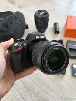 Nikon D3200 + dva objektívy , brašna, bohatá výbava - 6
