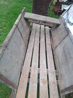Predám starožitné konské sane rozmer Dlžka-271 výška104cm ší - 6