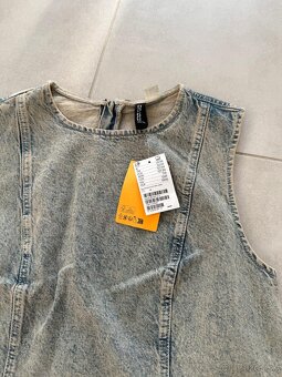 Denimove saty HM c. S a M - 6