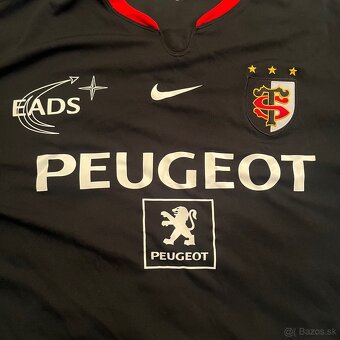 Dres STADE TOULOUSE FRANCE RUGBY JERSEY HOME 2009/2010 - 6