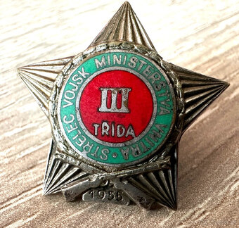 střelec odznak pohraniční stráž 1955 střelecký - 6