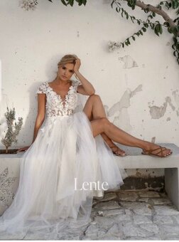 Týlové svadobné šaty - 6