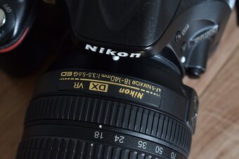 Nikon d5200 s VR objektivom 18 - 140 AF-s - 6
