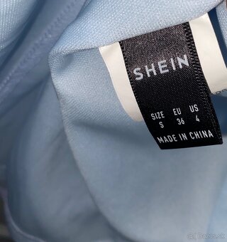 Shein bledomodre saty velkost S - 6