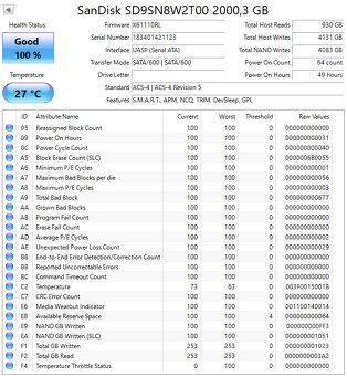 Externý SSD SanDisk / Crucial 2TB - 6