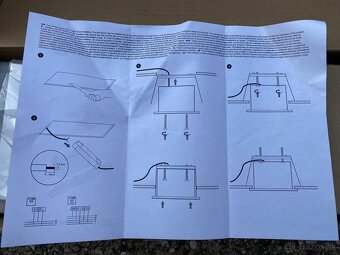 zápustné stropné LED svietidlo / svietidlá - 6