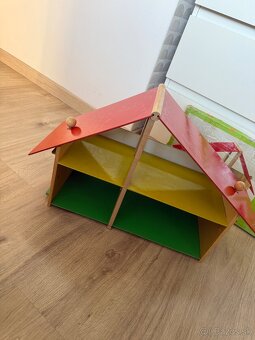 Retro drevený domček Tofa - 6